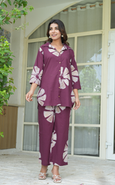 wine co-ord set, pvoria